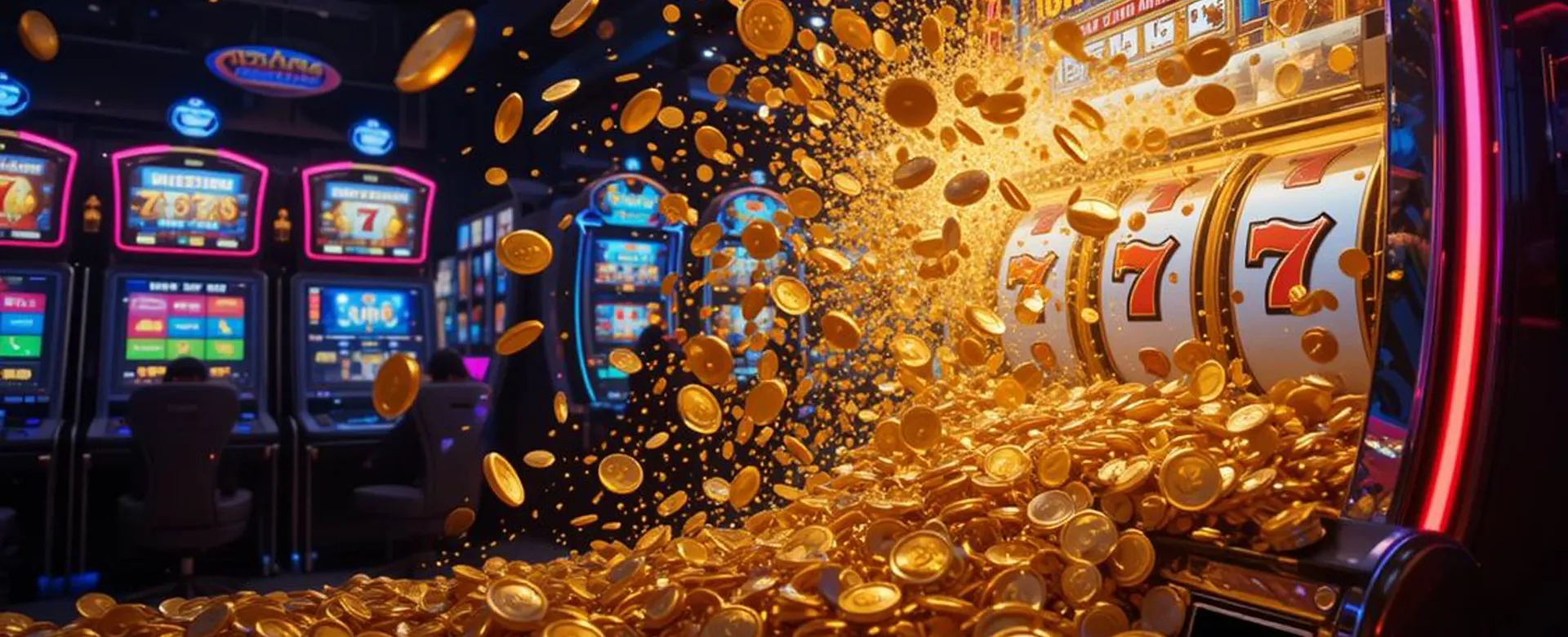 Taya777 customer support agent assisting a player in a vibrant online casino setting with golden accents